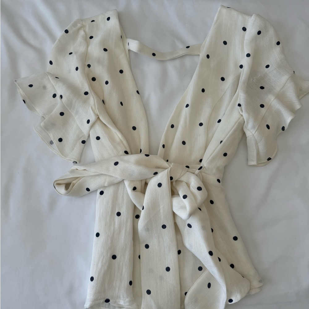 Polka dot blouse